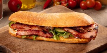 Dupla bacon szendvics 